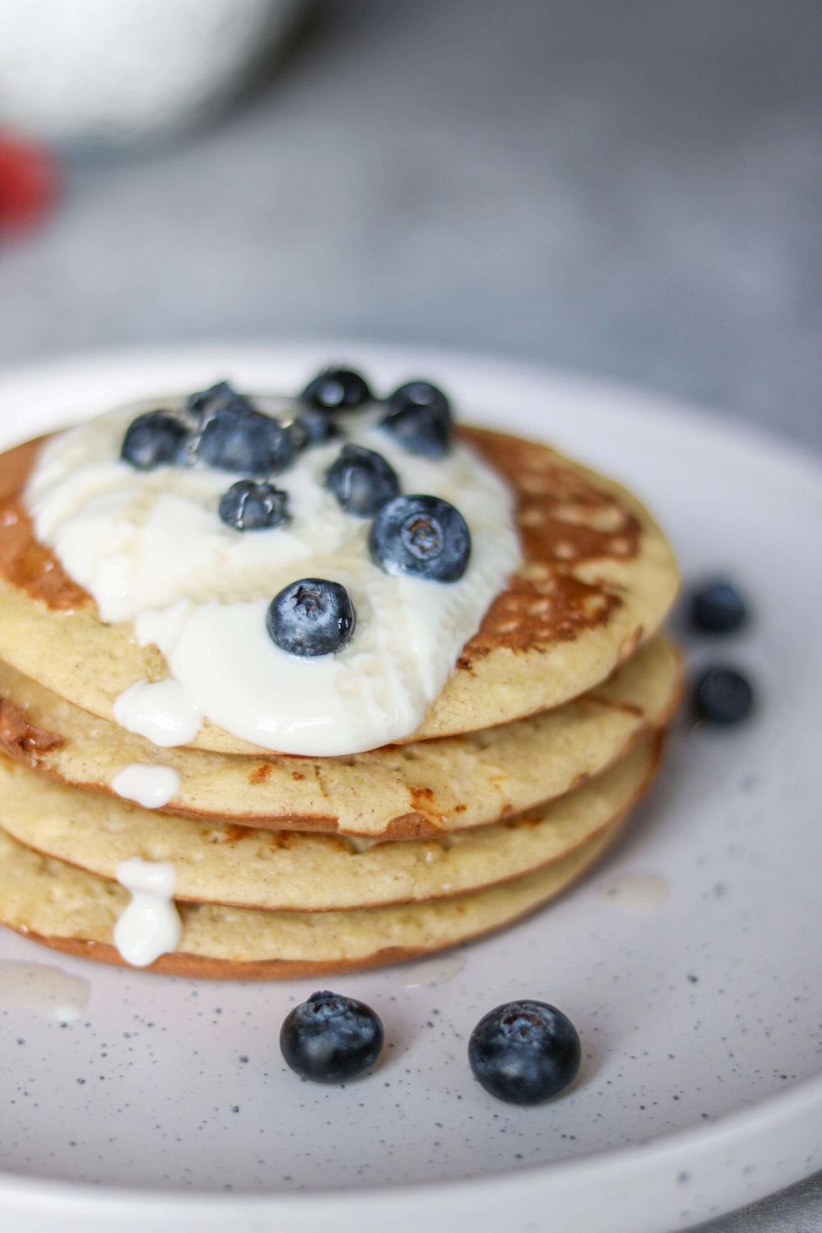 Cottage Cheese Protein Pancakes