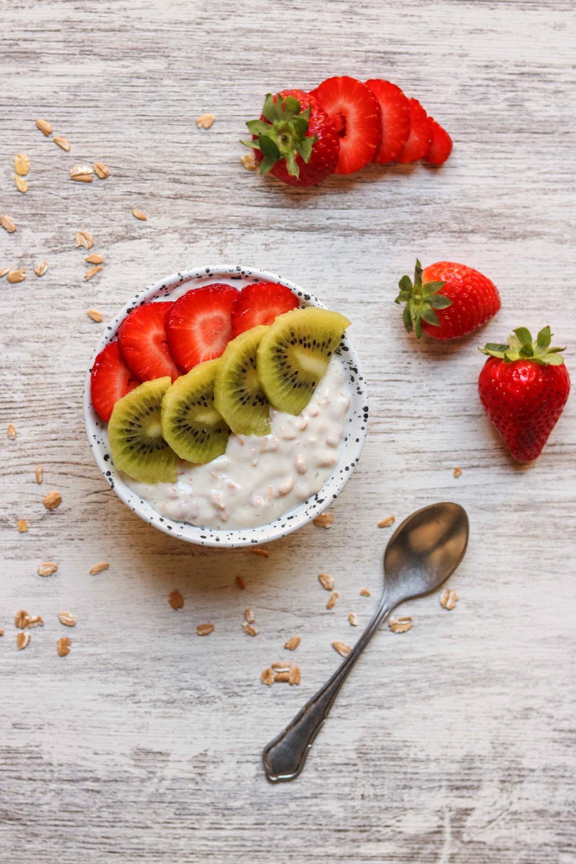 Overnight Vanilla Yogurt Oats