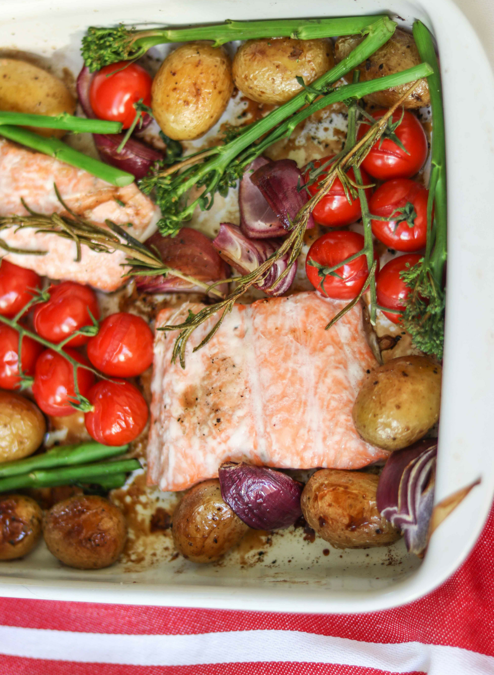 Salmon Tray Bake