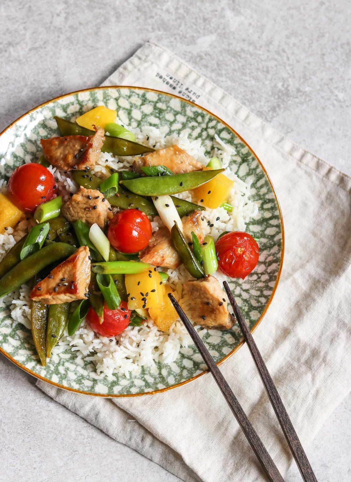Sweet & Sour Pork Stir-Fry