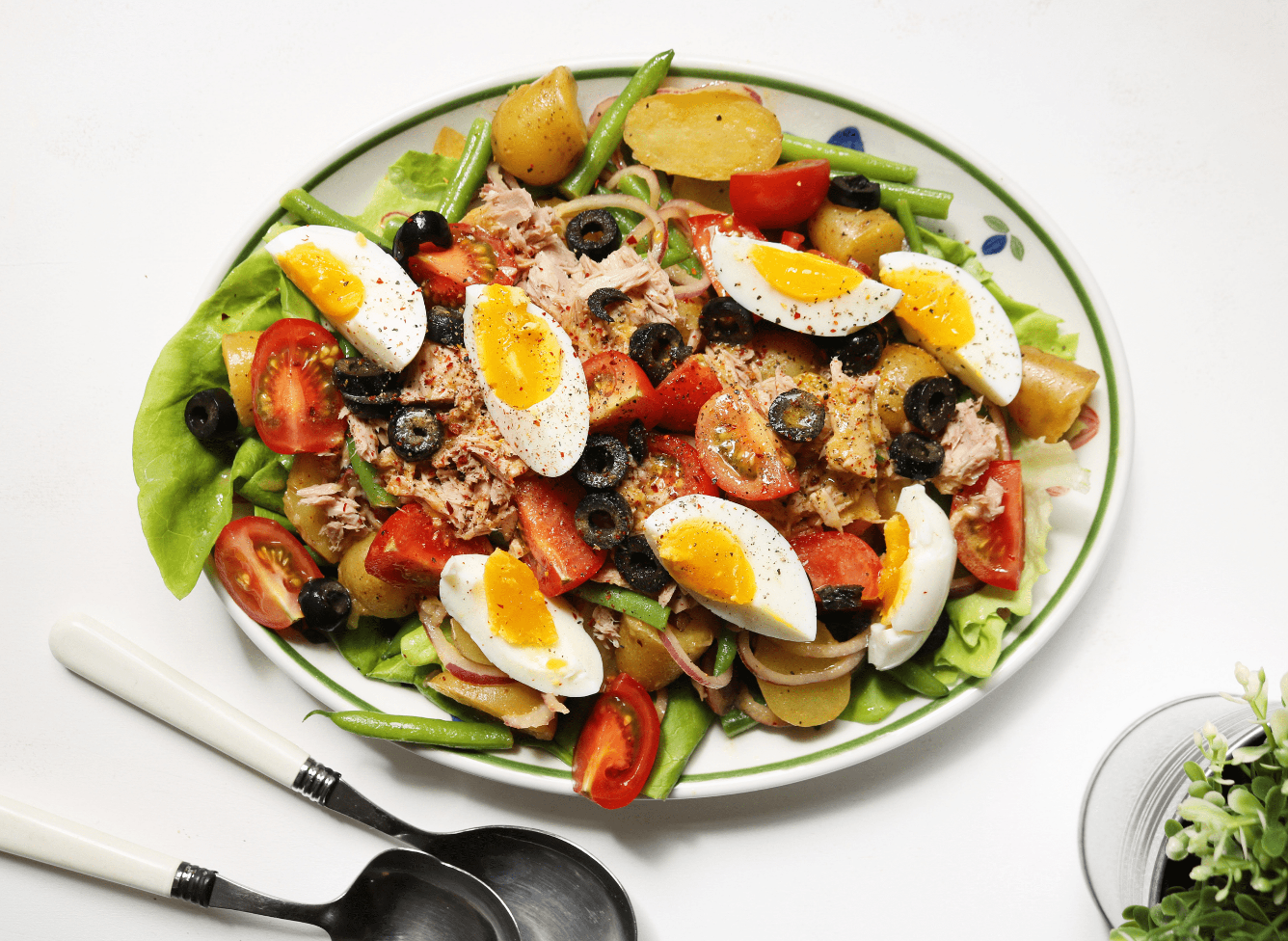 Tuna & Potato Salad With Orange Dressing